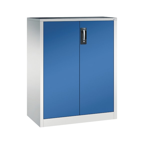 C+P Werkstattschrank, H1200B930T500 mm, Lichtgrau/Enzianblau Nr. 8521-000|S10139 - Werkstattschrank