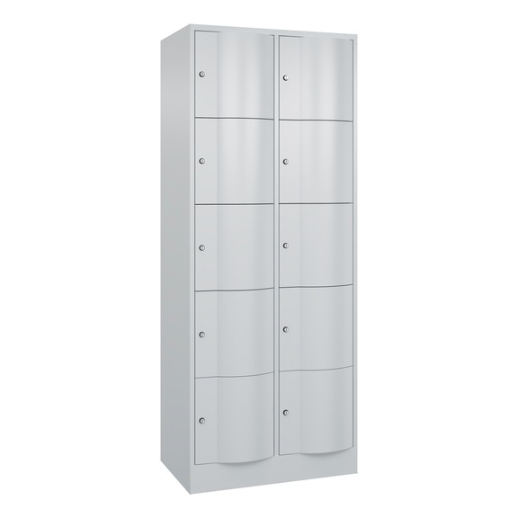 C+P locker cabinet Resisto, 10 compartments, H1950B772D540 mm, No. 8570-272|S10000 - Clothes locker (workshop)