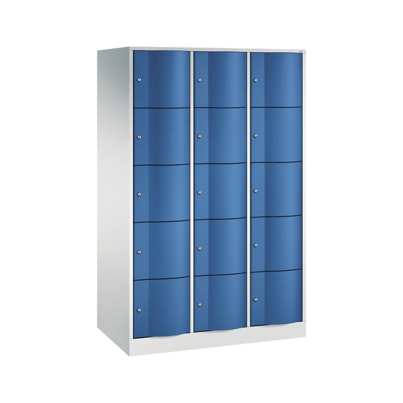 C+P XL locker cabinet Resisto, 1H1950B1148D640 mm,No. 8570-373|S10003 - Clothes locker (workshop)