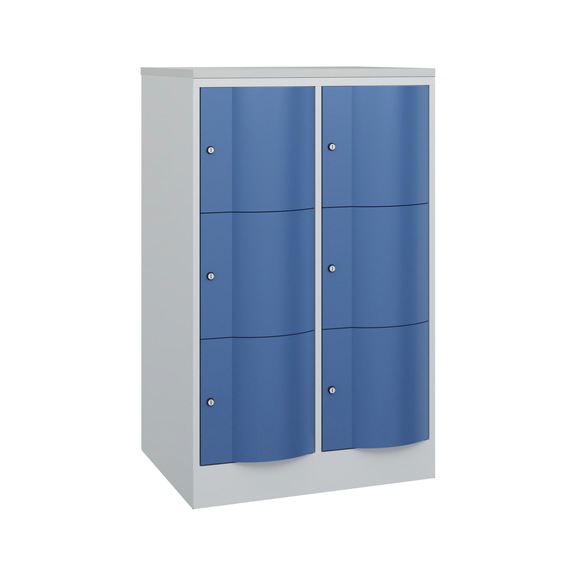 C+P XL locker cabinet Resisto, H1255B772D640 mm No. 8573-273|S10013 - Clothes locker (workshop)