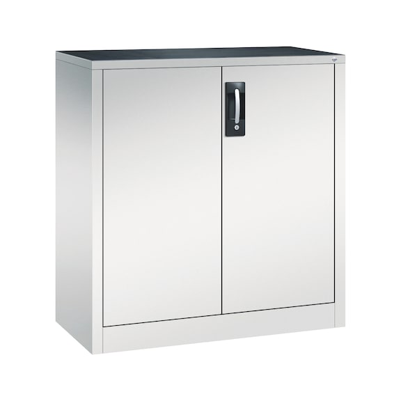 C+P workshop cupboard, H1000B930D400 mm, light gray No. 8820-000|S10237 - Workshop cabinet