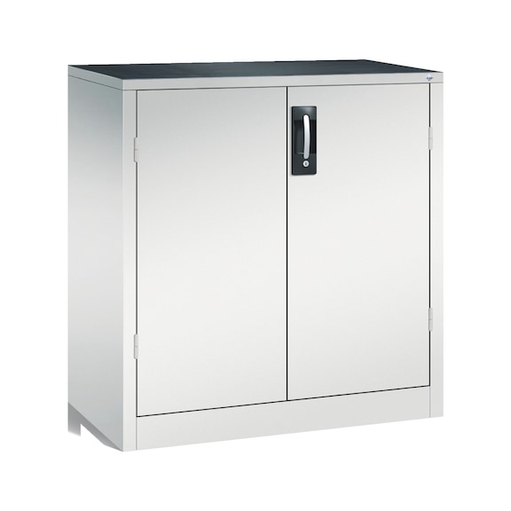 C+P heavy-duty cabinet, H1000B930D500 mm, light gray No. 8821-052|S10264 - Workshop cabinet