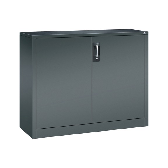 C+P Workshop cupboard, H1000B1200D400 mm, anthracite No. 8830-000|S10267 - Workshop cabinet