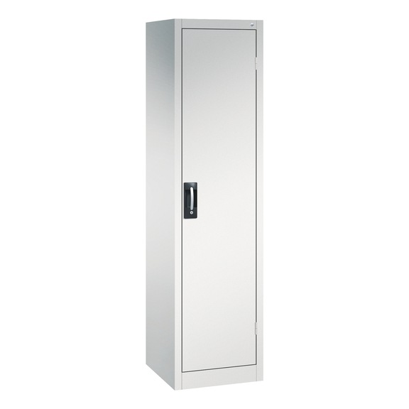 C+P Workshop cupboard, H1950B502D500 mm, light gray No. 8901-05|S10037 - Workshop cabinet