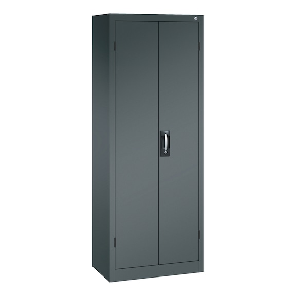 C+P Workshop cupboard, H1950B700D400 mm, anthracite No. 8910-05|S10033 - Workshop cabinet