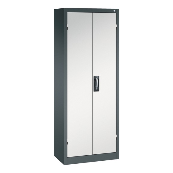 C+P Workshop cupboard H1950B700D400 mm anthracite/light gray No 8910-05|S10034 - Workshop cabinet