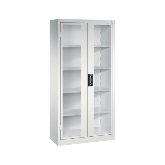 C+P Workshop cupboard with window, H1950B930D400 mm, No. 8920-055|S10107 - Workshop cabinet