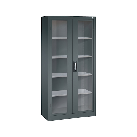 C+P Workshop cupboard with window, H1950B930D400 mm, No. 8920-055|S10141 - Workshop cabinet
