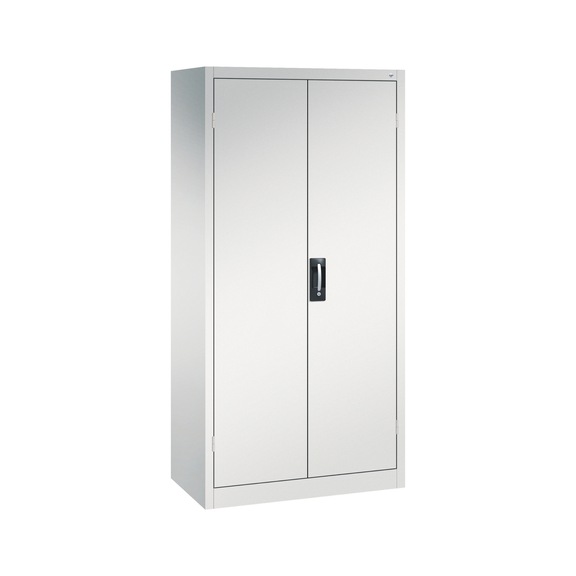 C+P Workshop cupboard, H1950B930D500 mm, light gray No. 8921-05|S10093 - Workshop cabinet