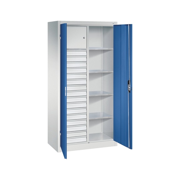 C+P Workshop cupboard with 16 drawers, H1950B930D500 mm, No. 8921-3015|S10008 - Workshop cabinet