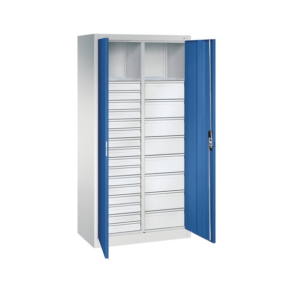 C+P Workshop cupboard with 24 drawers, H1950B930D500 mm, No. 8921-303|S10038 - Workshop cabinet
