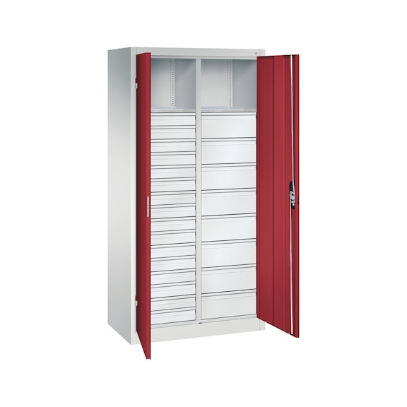 C+P Workshop cupboard with 24 drawers, H1950B930D500 mm, No. 8921-3035|S10004 - Workshop cabinet