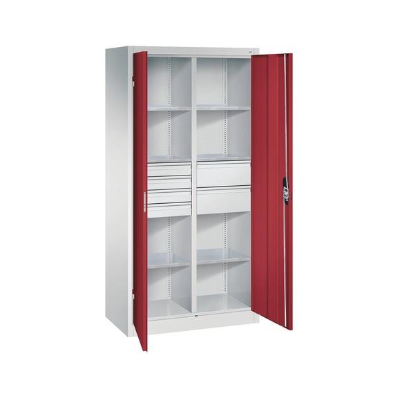 C+P Workshop cupboard with 6 drawers, H1950B930D500 mm, No. 8921-30415|S10006 - Workshop cabinet