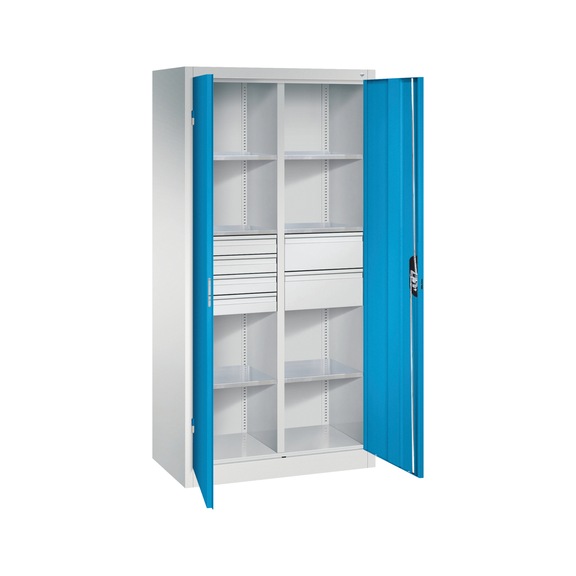 C+P Workshop cupboard with 6 drawers, H1950B930D500 mm, No. 8921-30415|S10010 - Workshop cabinet