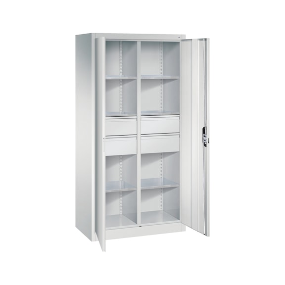 C+P Workshop cupboard with 4 drawers, H1950B930D500 mm, No. 8921-3042|S10131 - Workshop cabinet