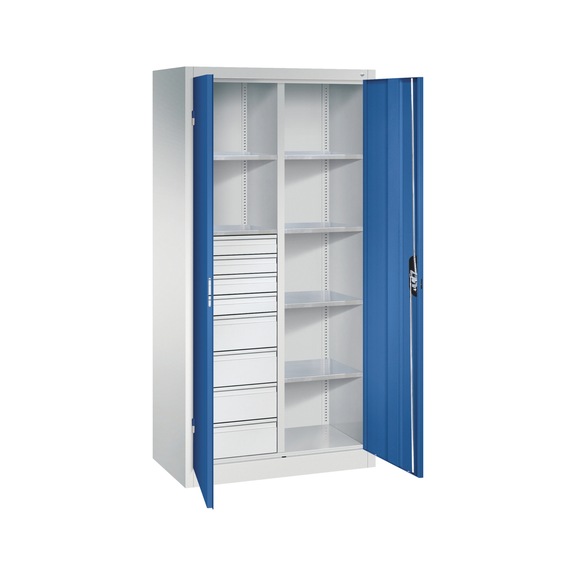 C+P Workshop cupboard with 8 drawers, H1950B930D500 mm, No. 8921-3055|S10006 - Workshop cabinet