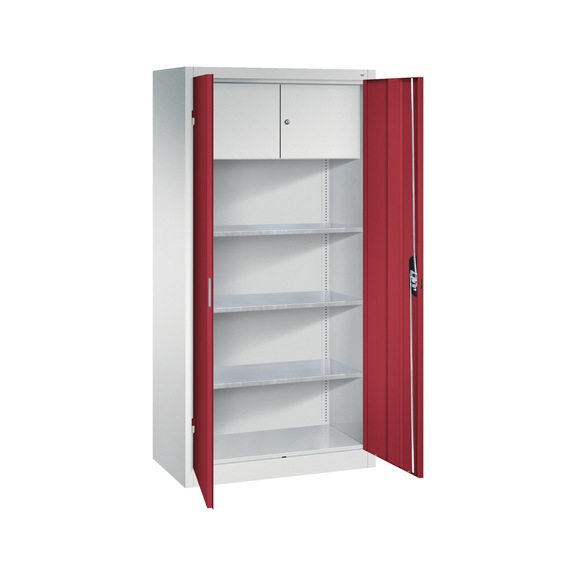 C+P Workshop cabinet with locker, H1950B930D500 mm, No. 8921-3135|S10003 - Clothes locker (workshop)
