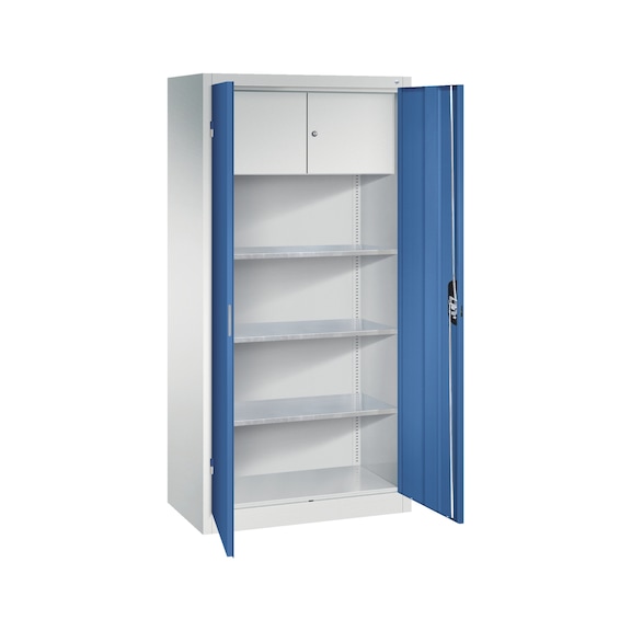 C+P Workshop cabinet with locker, H1950B930D500 mm, No. 8921-3135|S10004 - Clothes locker (workshop)