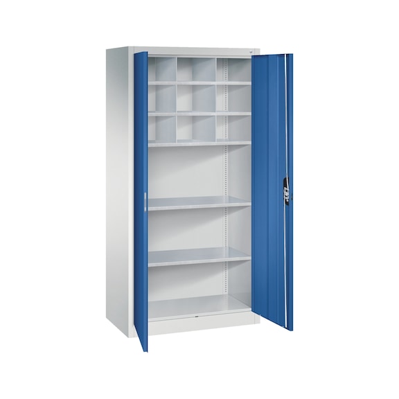 C+P Workshop cupboard with 9 compartments, H1950B930D500 mm, No. 8921-314|S10065 - Workshop cabinet