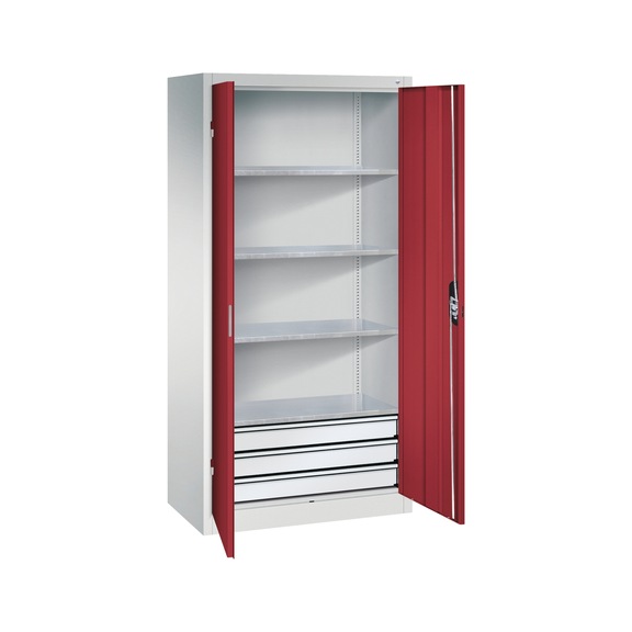 C+P Workshop cupboard with drawers, H1950B930D500 mm, No. 8921-503|S10133 - Workshop cabinet