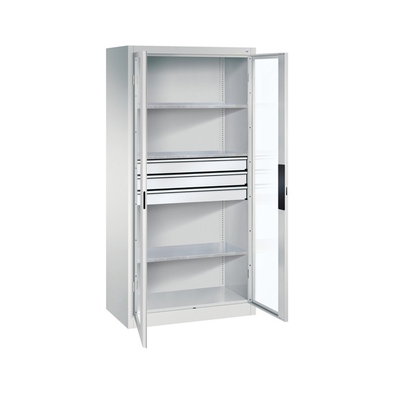 C+P Workshop cupboard, H1950B930D500 mm No. 8921-5530|S10051 - Workshop cabinet