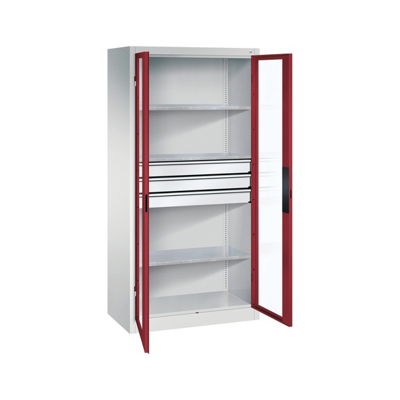 C+P Workshop cupboard, H1950B930D500 mm No. 8921-5530|S10087 - Workshop cabinet