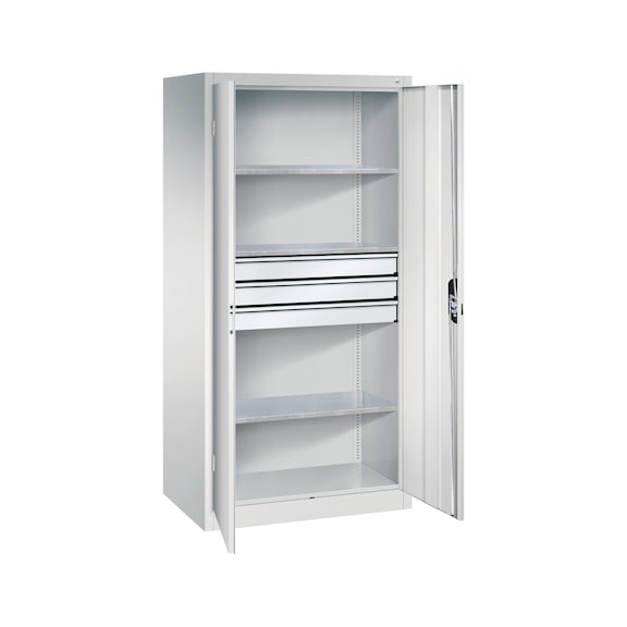 C+P Workshop cupboard with drawers, H1950W930D600 mm, No. 8922-5030|S10114 - Workshop cabinet