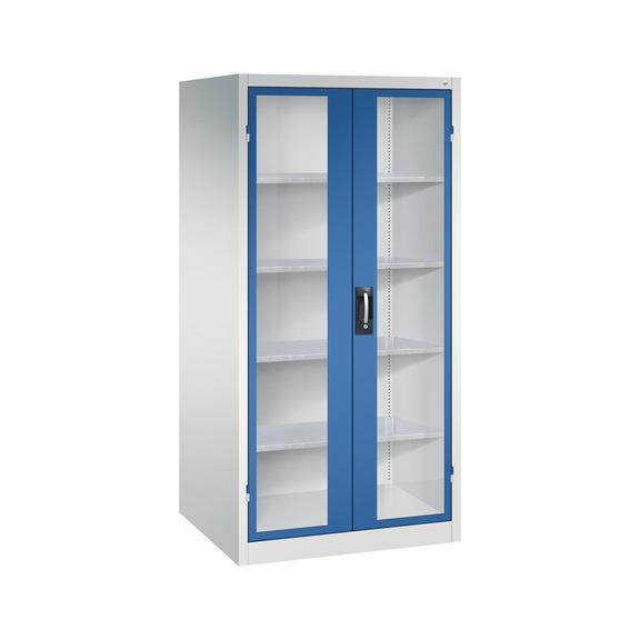 C+P Workshop cupboard with window, H1950B930D800 mm, No. 8924-055|S10108 - Workshop cabinet