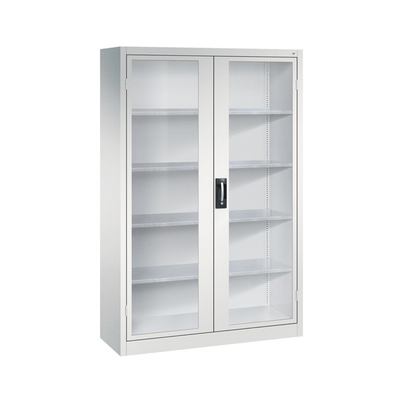 C+P Workshop cupboard with window, H1950B1200D400 mm, No. 8930-055|S10088 - Workshop cabinet