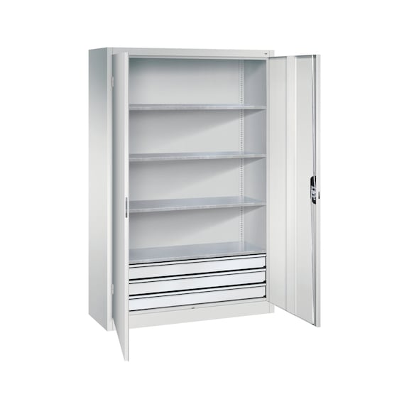 C+P Workshop cupboard with drawers, H1950B1200D400 mm, No. 8930-503|S10063 - Workshop cabinet