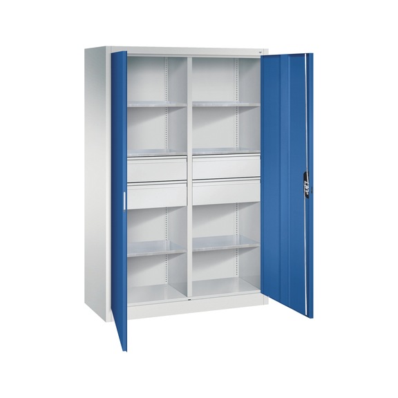 C+P Workshop cupboard with 4 drawers, H1950B1200D500 mm, No. 8931-3042|S10130 - Workshop cabinet