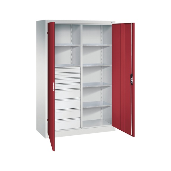 C+P Workshop cupboard with 8 drawers, H1950B1200D500 mm, No. 8931-3055|S10005 - Workshop cabinet