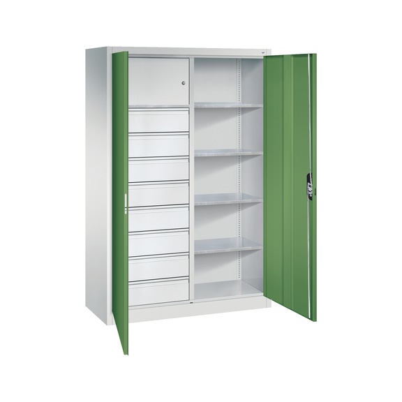 C+P Workshop cupboard 8 drawers, H1950B1200D500 mm No. 8931-306|S10114 - Workshop cabinet