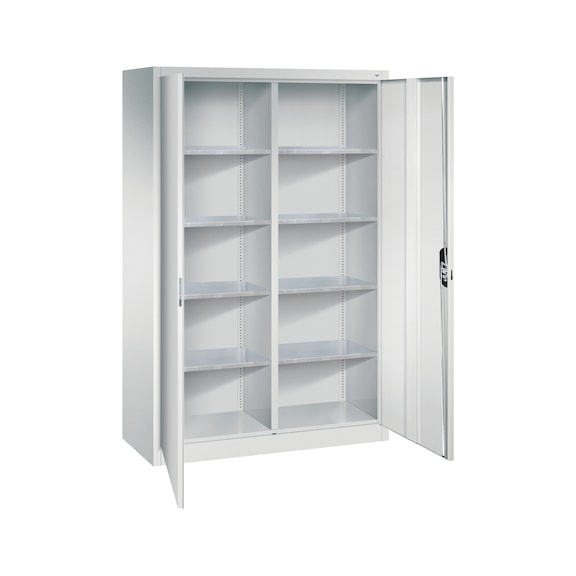C+P Workshop cupboard 10 compartments, H1950B1200D500 mm, light gray No. 8931-311|S10121 - Clothes locker (workshop)