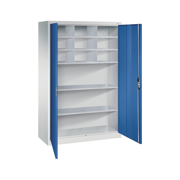 C+P Workshop cupboard with 9 compartments H1950B1200D500 mm No 8931-314|S10063 - Workshop cabinet
