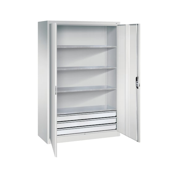 C+P Workshop cupboard with drawers, H1950W1200D500 mm, No. 8931-503|S10421 - Workshop cabinet