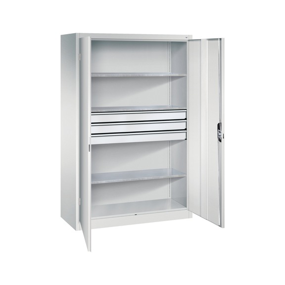 C+P Workshop cupboard with drawers, H1950W1200D500 mm, No. 8931-5030|S10081 - Workshop cabinet
