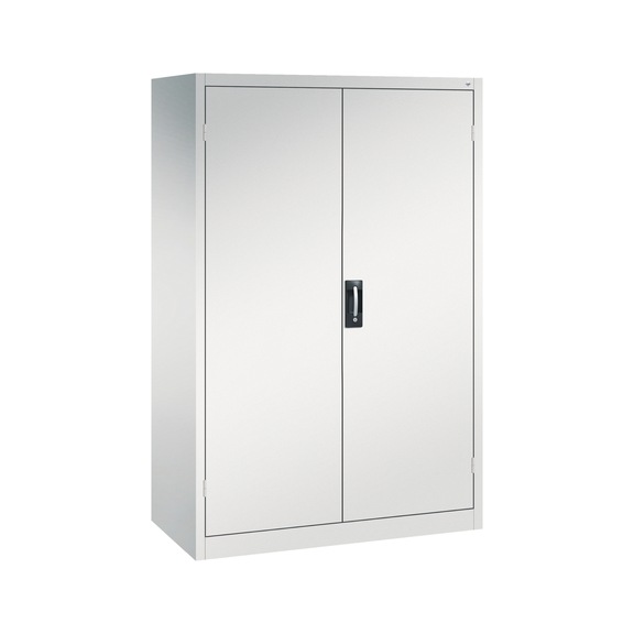 C+P Workshop cupboard, H1950B1200D600 mm, light gray No. 8932-05|S10096 - Workshop cabinet