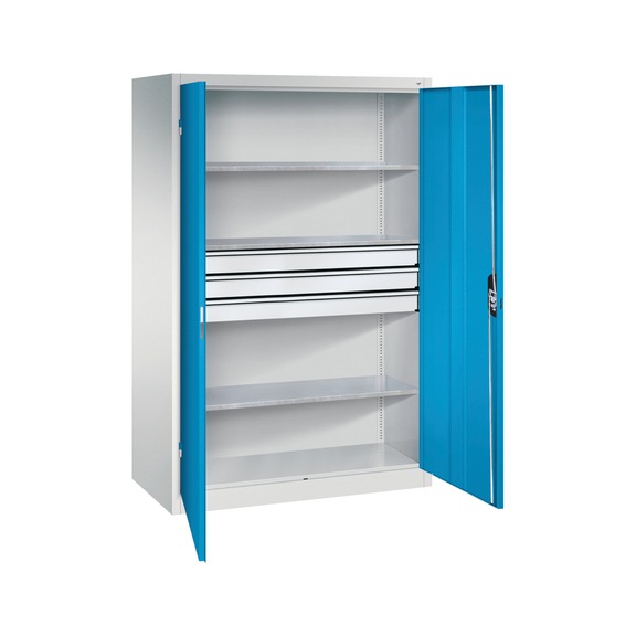 C+P Werkstattschrank mit Schubladenaden, H1950B1200T600 mm, Nr. 8932-5030|S10072 - Werkstattschrank