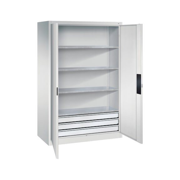 C+P Schwerlastschrank mit Schubladenaden, H1950B1200T600 mm, Nr. 8932-523|S10101 - Werkstattschrank