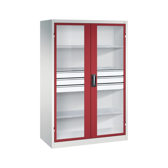 C+P Workshop cupboard, H1950B1200D600 mm No. 8932-5530|S10054 - Workshop cabinet