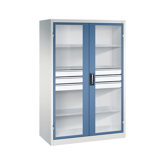 C+P Workshop cupboard, H1950B1200D600 mm No. 8932-5530|S10068 - Workshop cabinet