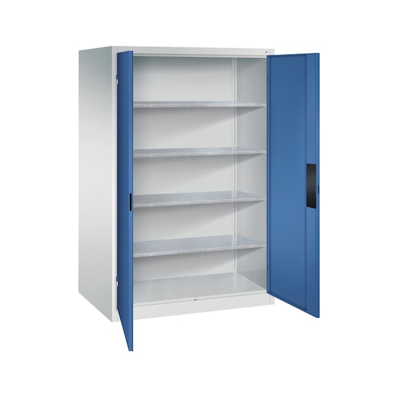 C+P Heavy-duty cupboard, H1950B1200D800 mm, No. 8934-052|S10105 - Workshop cabinet
