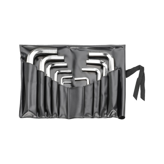 HAZET Winkelschraubendreher Satz 10-teilig 2100/10P Innen Sechskant Profil - Schraubendreher-Satz