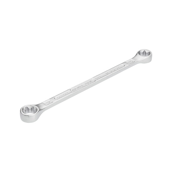 HAZET Double box wrench TX 609-E10XE12 Outer TX profile E10, E12 - Double box wrench