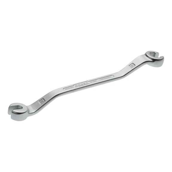 HAZET Double ring wrench open 612N-10X11 External hexagon profile 10 x 11 mm - Double box wrench
