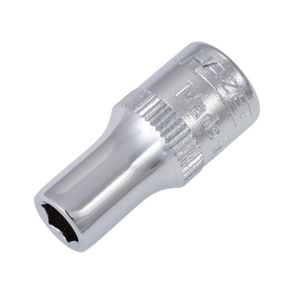 HAZET Steckschlüsseleinsatz Sechskant 850A-3/16 Vierkant 1/4 Zoll (6,3 mm) - Steckschlüsseleinsatz (6kant)