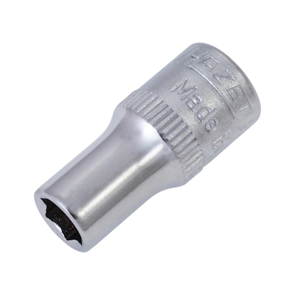 HAZET Steckschlüsseleinsatz Sechskant 850A-7/32 Vierkant 1/4 Zoll (6,3 mm) - Steckschlüsseleinsatz (6kant)