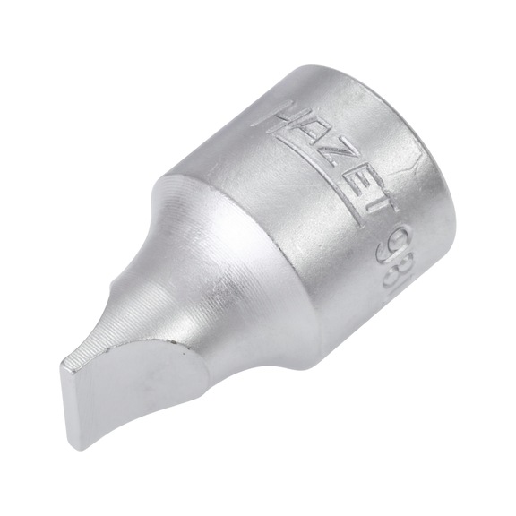 HAZET screwdriver socket 980-2X13 square drive 1/2 inch (12.5 mm) - Slotted screwdriver bit