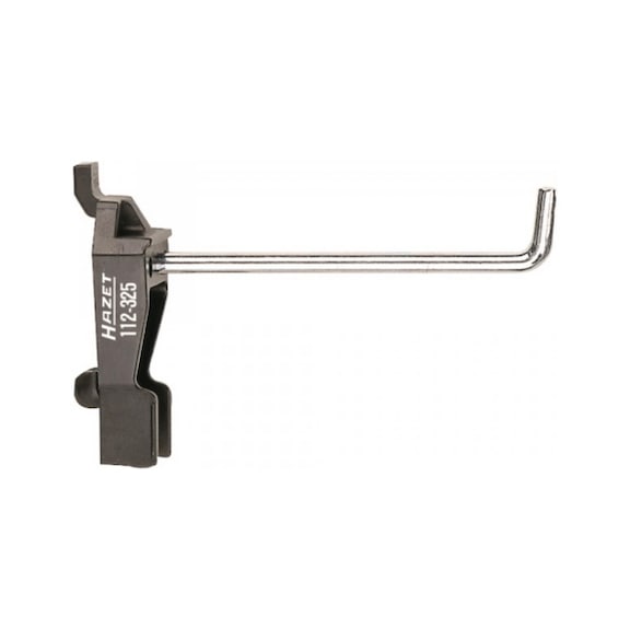 HAZET Tool holder Mounting on perforated walls with rectangular perforation Double hook 50 mm - Perforated plate hook (perforated plate)